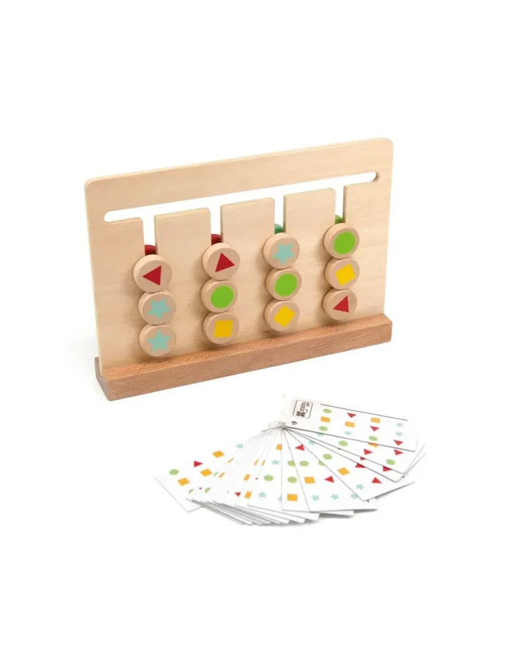 Juego emparejar colores y formas – desarrolla atención sostenida