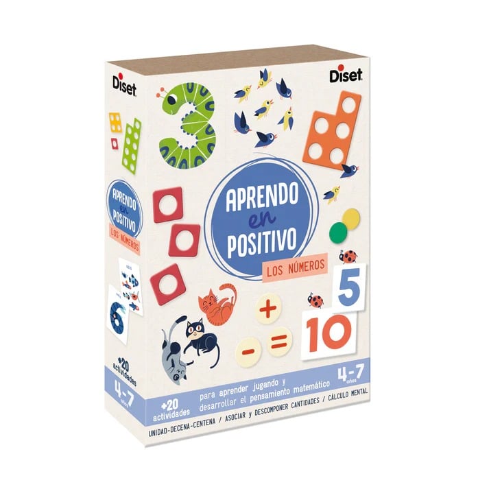 Aprendo en positivo los números con tarjetas autocorregibles