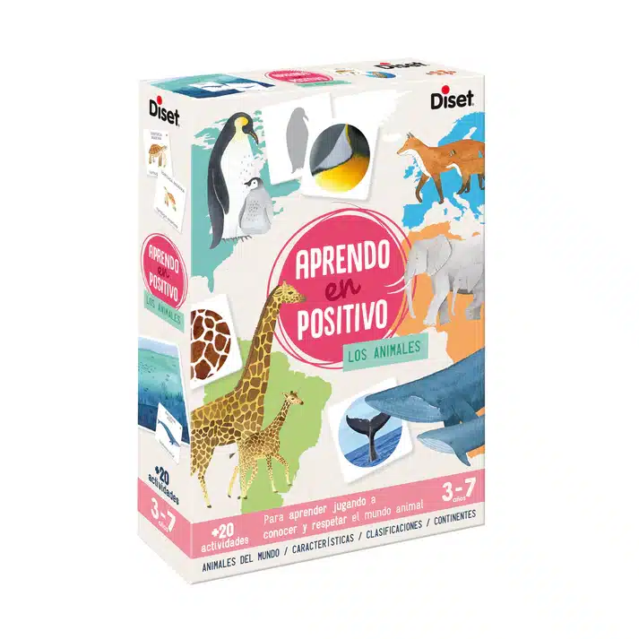 Aprendo en positivo: Los animales – juego educativo manipulativo