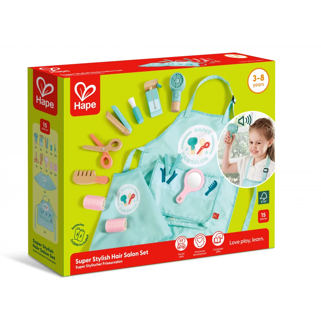 Set Peluquería Hape | Autonomía y juego libre | 3+