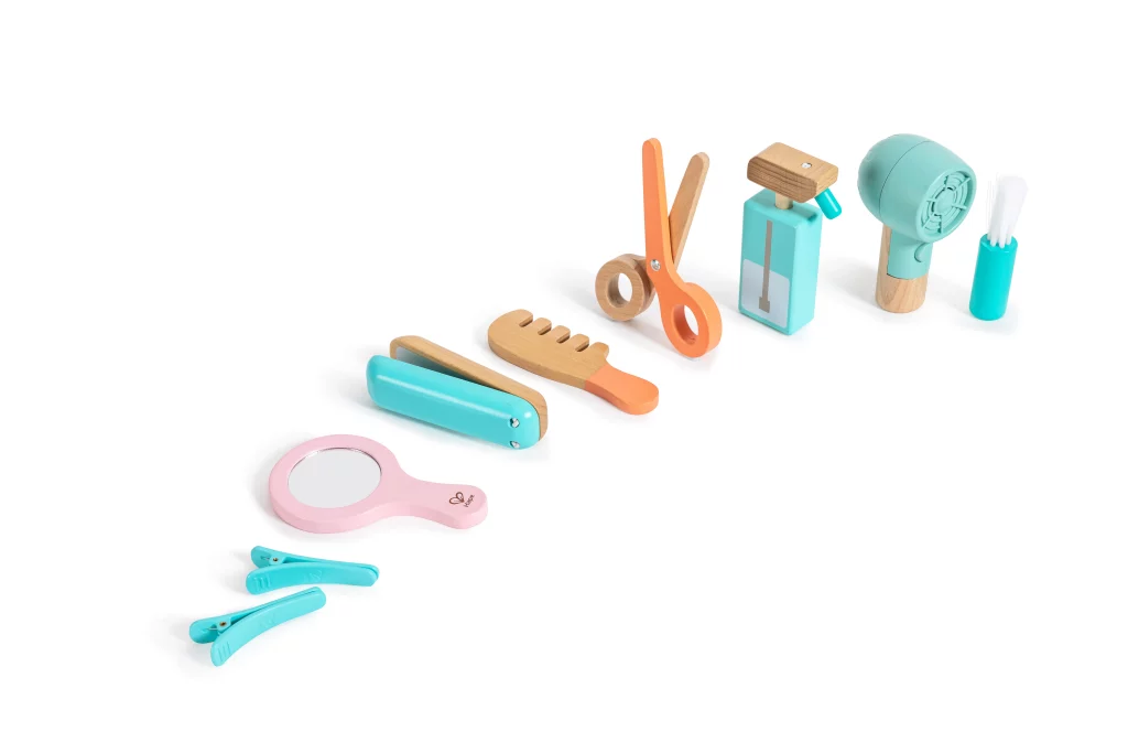 Juego simbólico Set Peluquería Hape | Motricidad fina